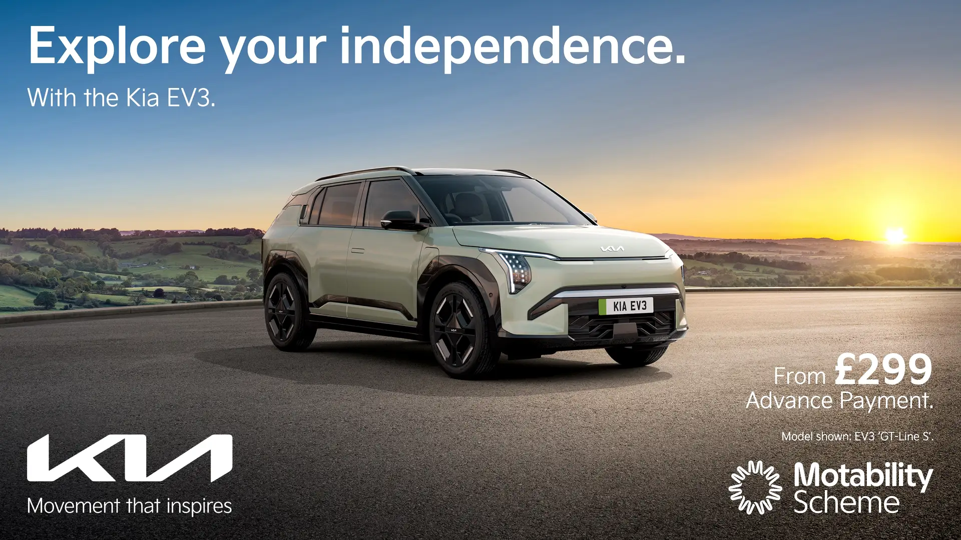 Kia EV3 | Motability Scheme Offer