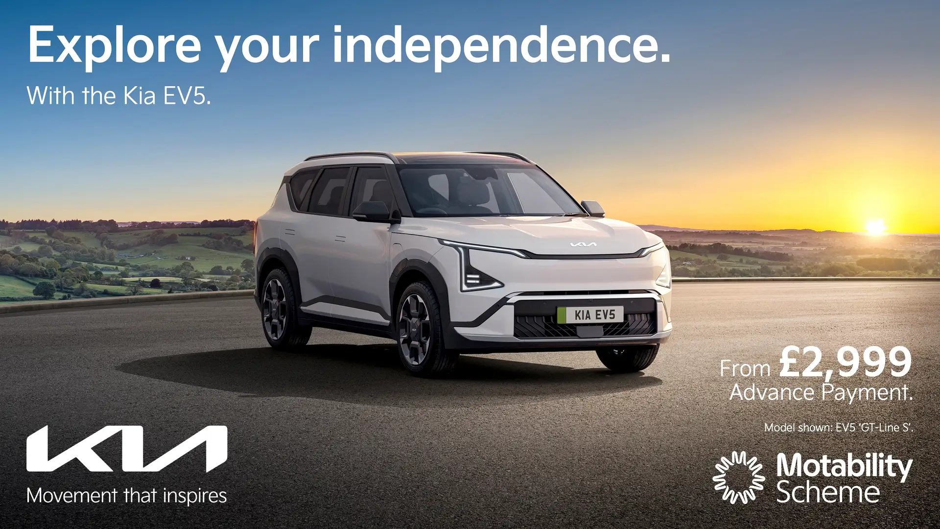 Kia EV5 | Motability Scheme Offer